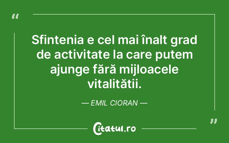 Citat Emil Cioran - citate viata