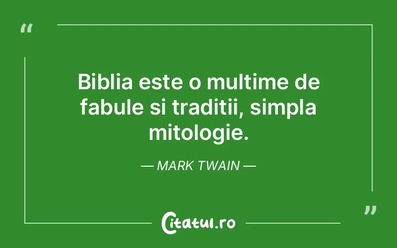 Citat Mark Twain - citate viata