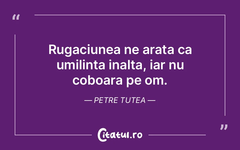 Citat Petre Tutea - citate viata