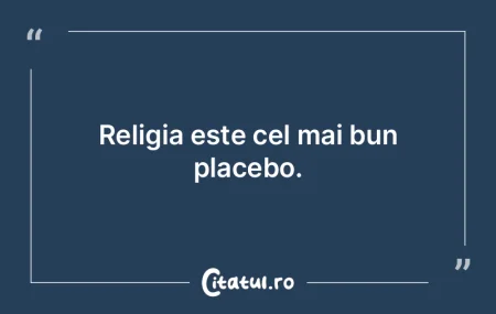 Religia este ca o pereche de pantofi... ...