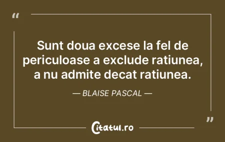 Cand toate simturile ne tradeaza, ratiun...