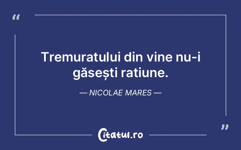 Citat Nicolae Mares - citate viata