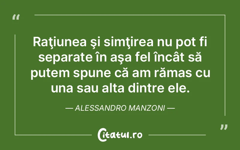 Citat Alessandro Manzoni - citate viata