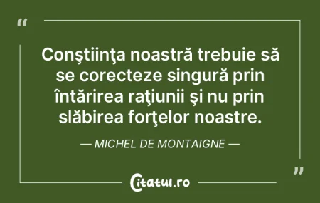 Raţiunea este instrument de plumb şi c...