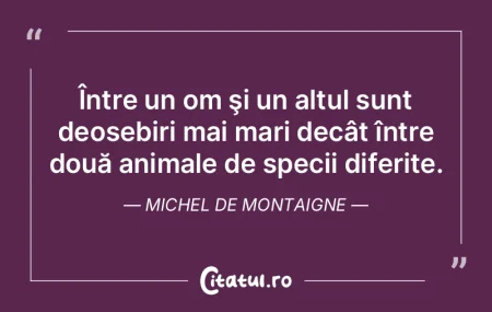 Suntem singurul animal ale cărui defect...