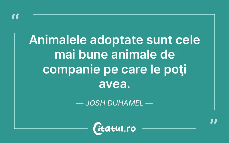 Citat Josh Duhamel - citate viata