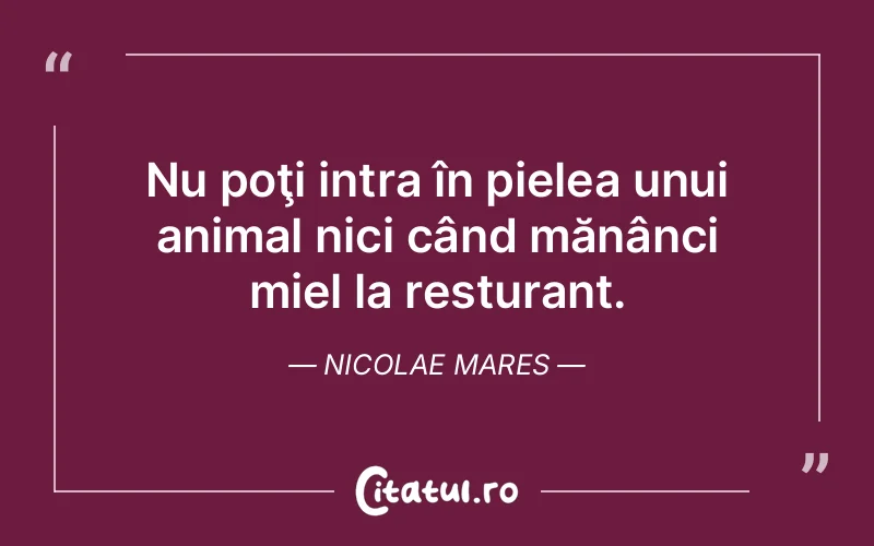 Citat Nicolae Mares - citate viata