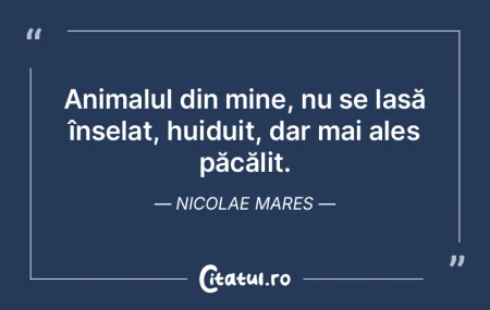 Chiar şi cele mai crude animale sunt ta... Chiar şi cele mai crude animale sunt ta...