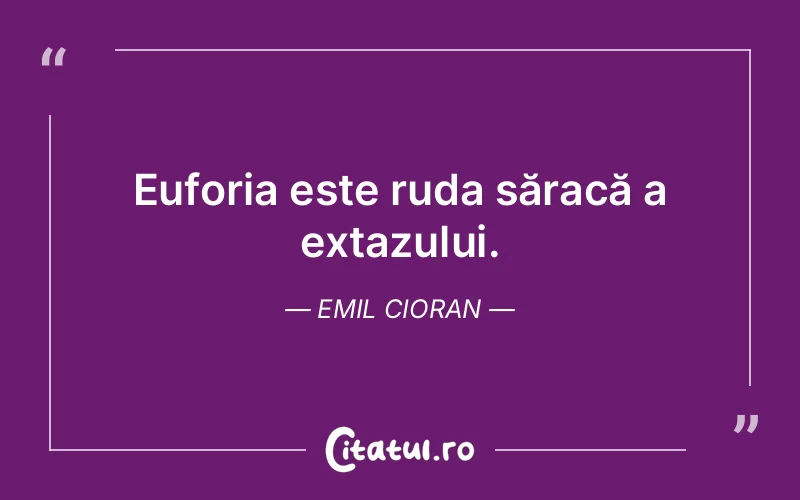 Citat Emil Cioran - citate viata
