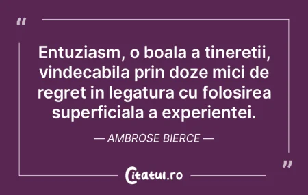 Bovarismul este o boala de resurse provo...