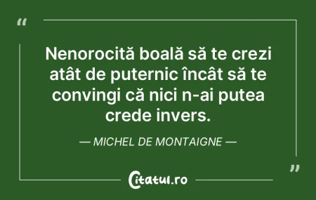 Boala mai adesea o ucizi tu decât ea pe... Boala mai adesea o ucizi tu decât ea pe...