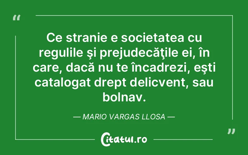 Citat Mario Vargas Llosa - citate viata