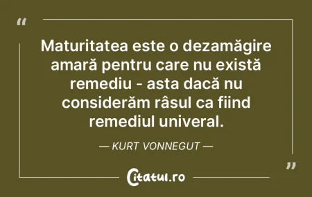 Râsul este o vacanţă instant. Milton ...