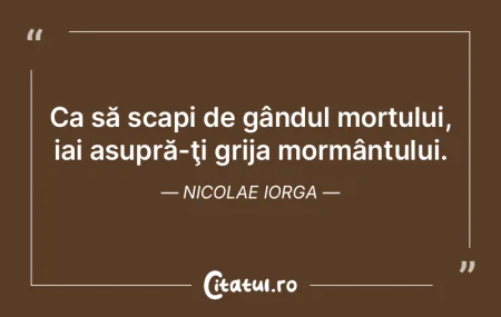Să nu trecem cu vederea cele sperate, d...