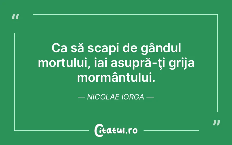 Citat Nicolae Iorga - citate viata