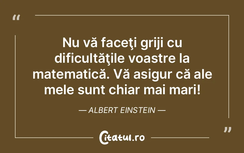 Citat Albert Einstein - citate viata