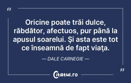 De nu ne-am îndoi de noi înşine, scep...