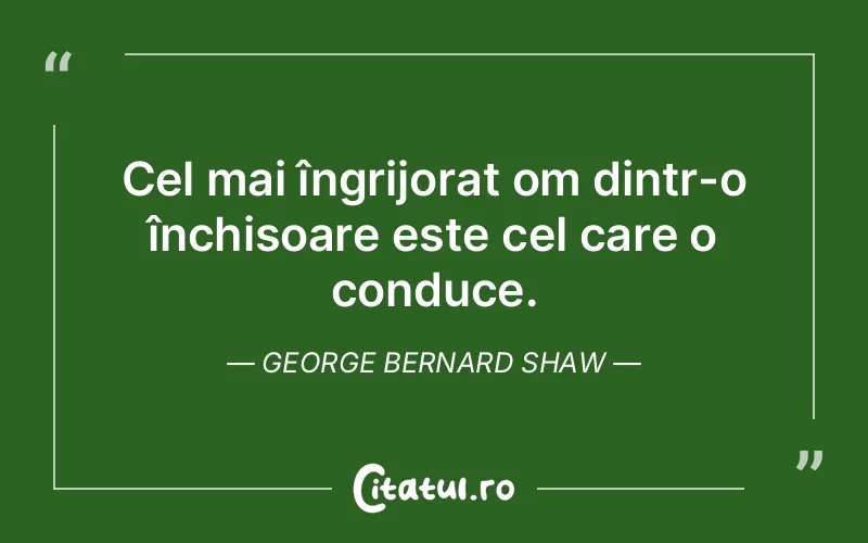 Citat George Bernard Shaw - citate viata