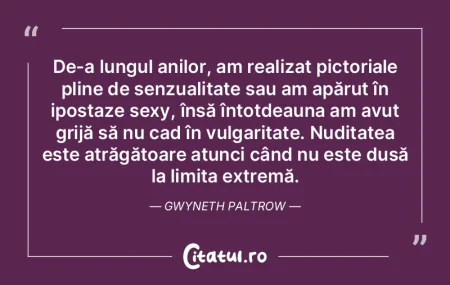 Ai grijă de corpul tău, pentru că est...