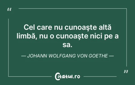 În nici o altă limbă nu este atât de...