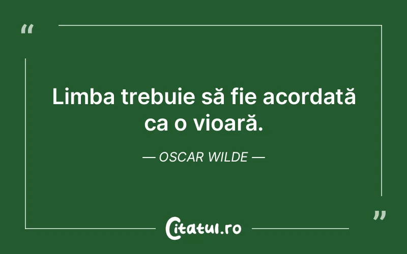 Citat Oscar Wilde - citate viata
