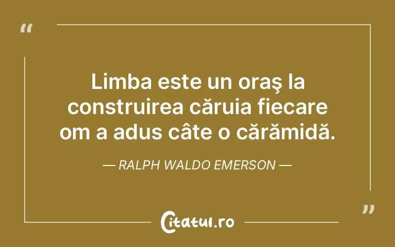 Citat Ralph Waldo Emerson - citate viata