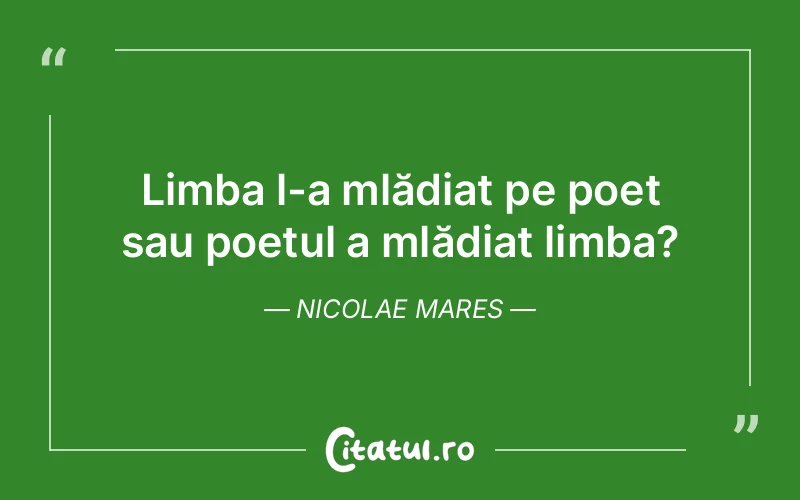 Citat Nicolae Mares - citate viata