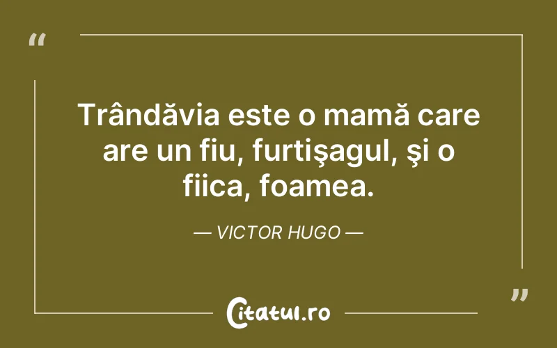 Citat Victor Hugo - citate viata