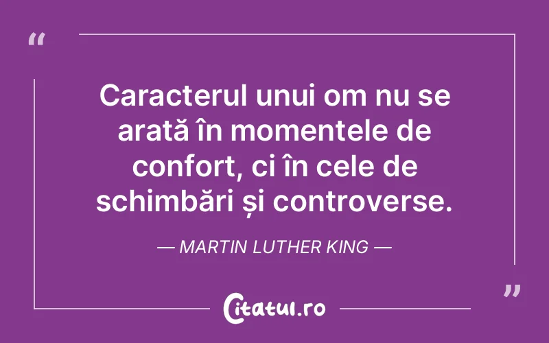 Citat Martin Luther King - citate viata