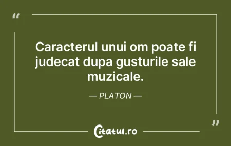 Caracterul se bazează pe personalitate,...