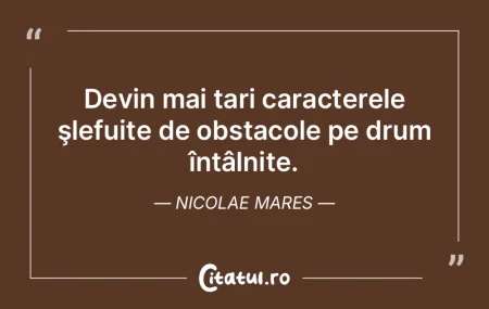 Extremele au mult mai mult caracter, sun...