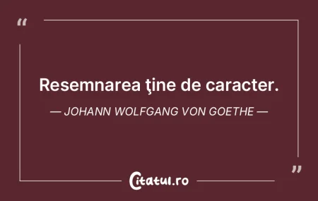 Caracterul unui om este îngerul său p�...