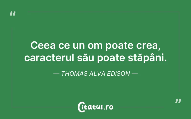 Citat Thomas Alva Edison - citate viata