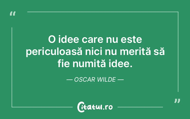 Citat Oscar Wilde - citate viata