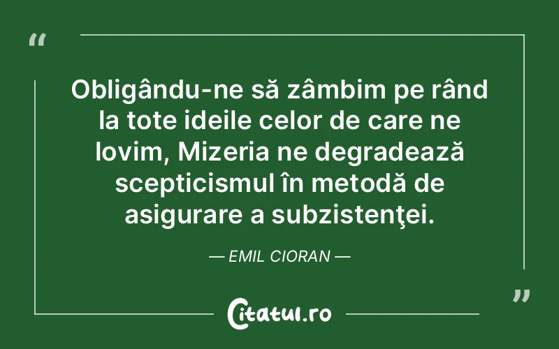 Citat Emil Cioran - citate viata