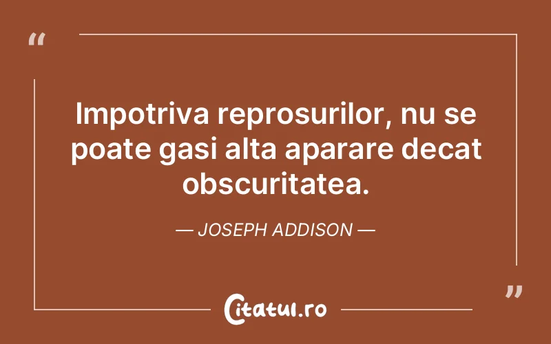 Citat Joseph Addison - citate viata