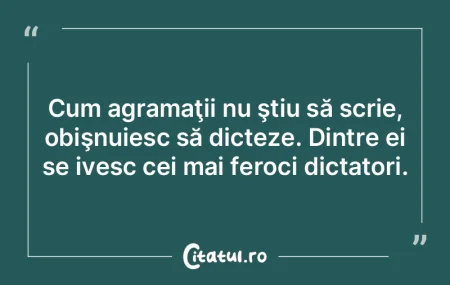 Nu există cetate asediată care să nu ...