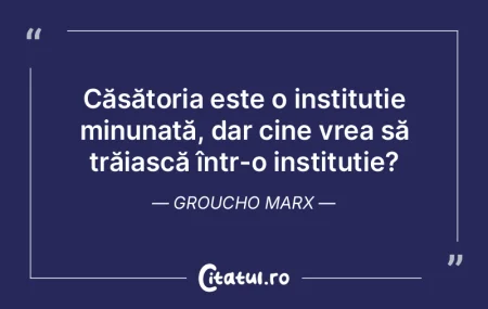 Căsătoria este singura aventură acces...