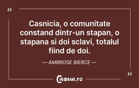 Casatoria in primul rand e un pat comun....