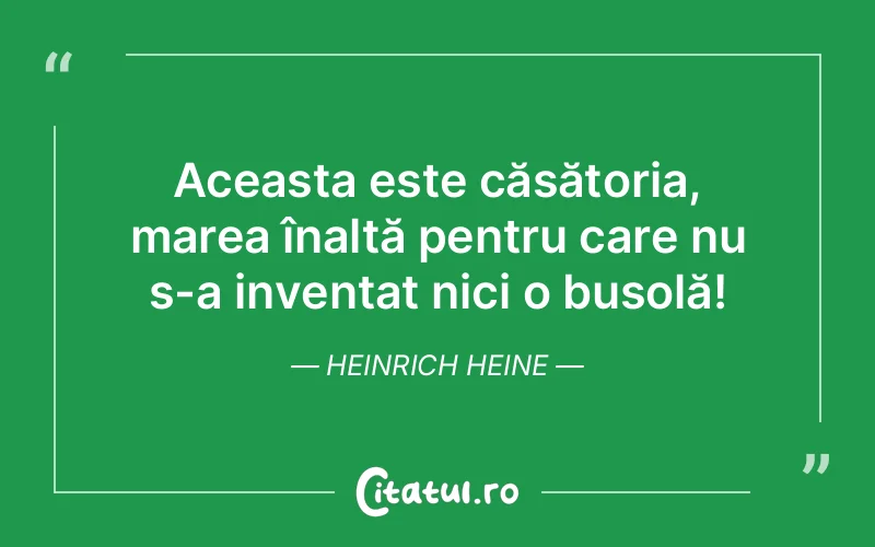 Citat Heinrich Heine - citate viata