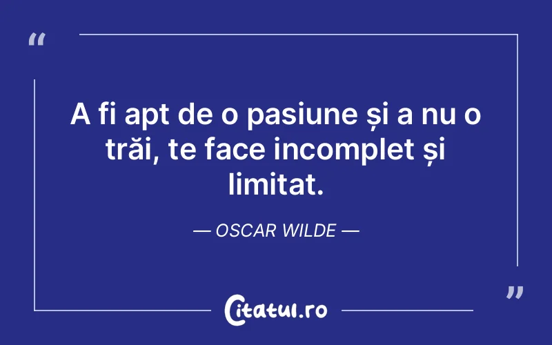 Citat Oscar Wilde - citate viata