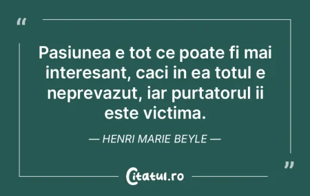 Găsește ceva te pasionează și menți...