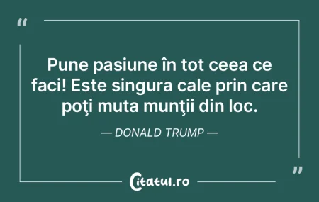 Pasiunea nu se poate susţine de una sin... Pasiunea nu se poate susţine de una sin...