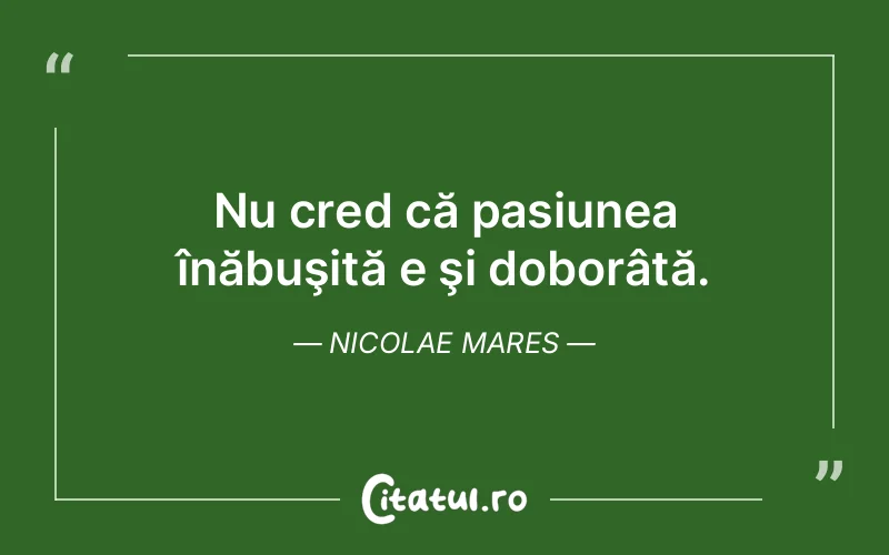 Citat Nicolae Mares - citate viata