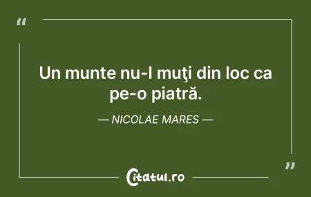 Piatra aruncată, greu mai poate fi recu...