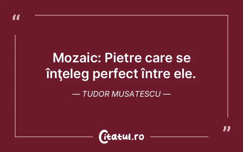 Citat Tudor Musatescu - citate viata