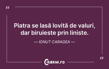 Greu poate fi recuperată piatra aruncat...