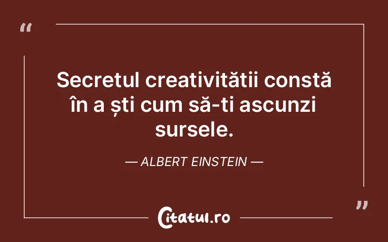 Citat Albert Einstein - citate viata