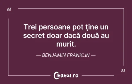 Secretul vieţilor noastre nu înseamnă... Secretul vieţilor noastre nu înseamnă...
