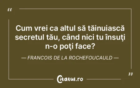 Îţi zic un secret, dragul meu: nu aşt... Îţi zic un secret, dragul meu: nu aşt...